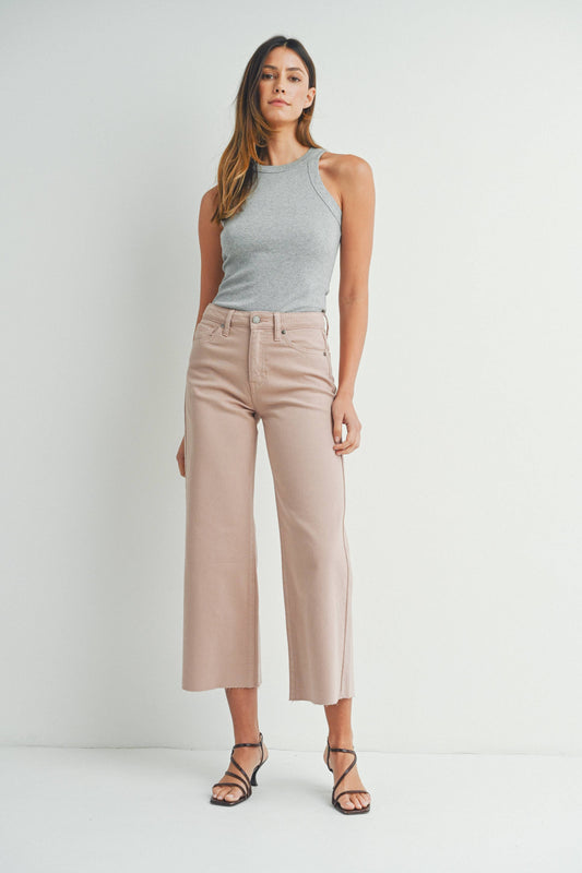 DP683 - NATURAL - Slim Wide Leg