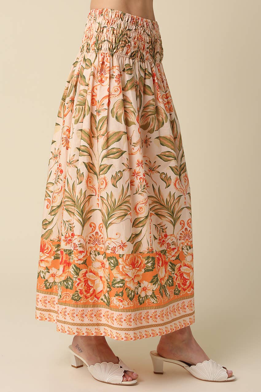 Talia Floral Maxi Skirt