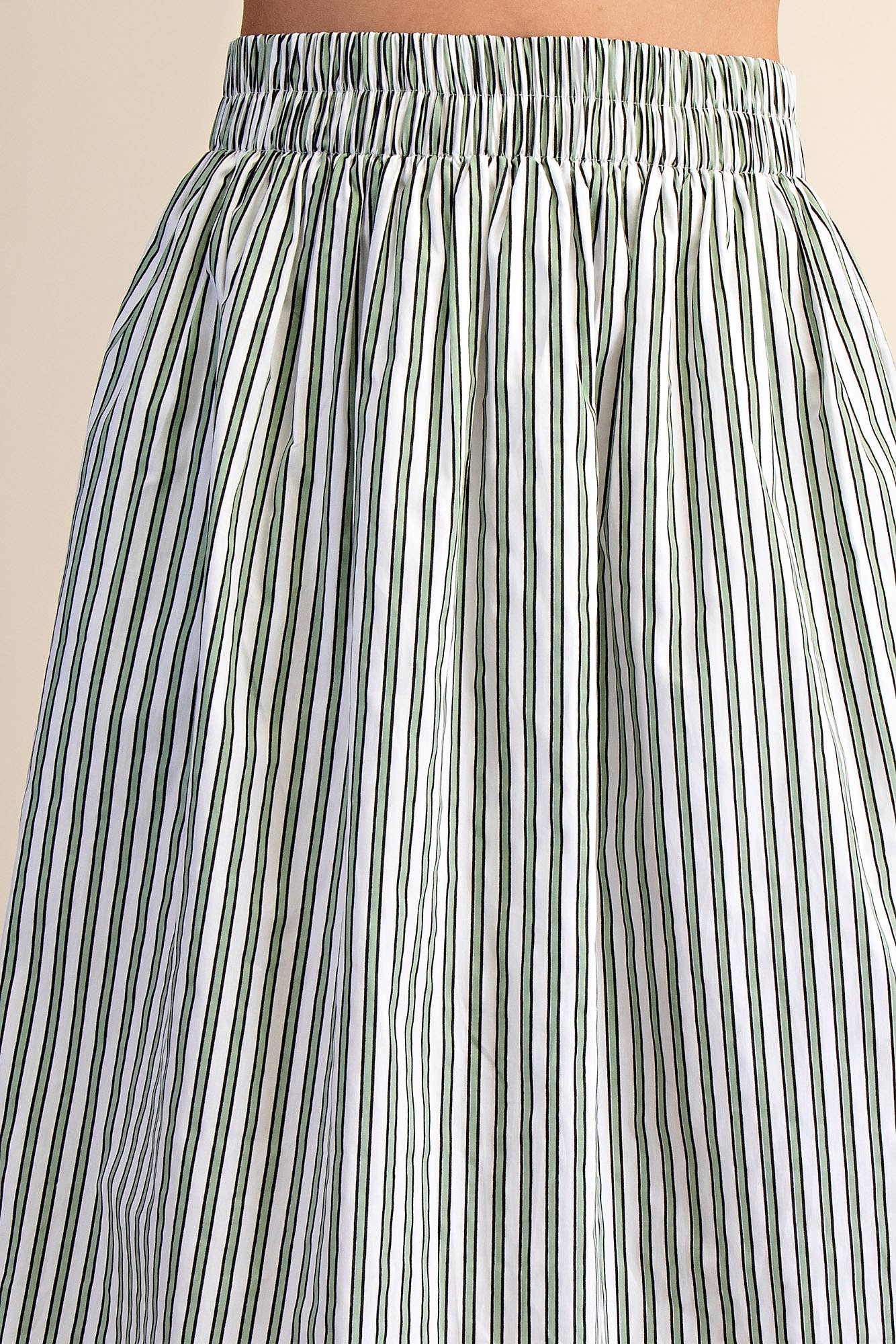 Stripe Maxi Skirt