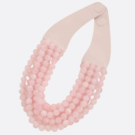 [BEST] CHUNKY BEADED LAYERED NECKLACE - Restock