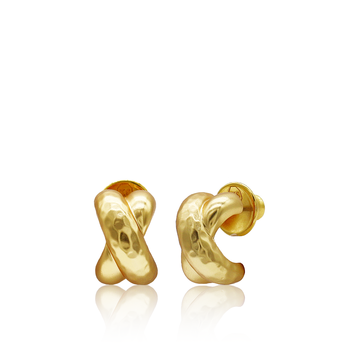 Criss Cross Stud Earring