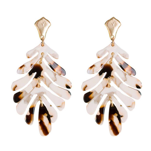 Cocoa Palm Earrings
