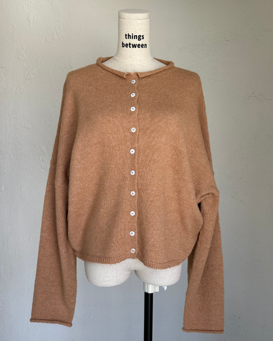 Camel Piper Cardigan