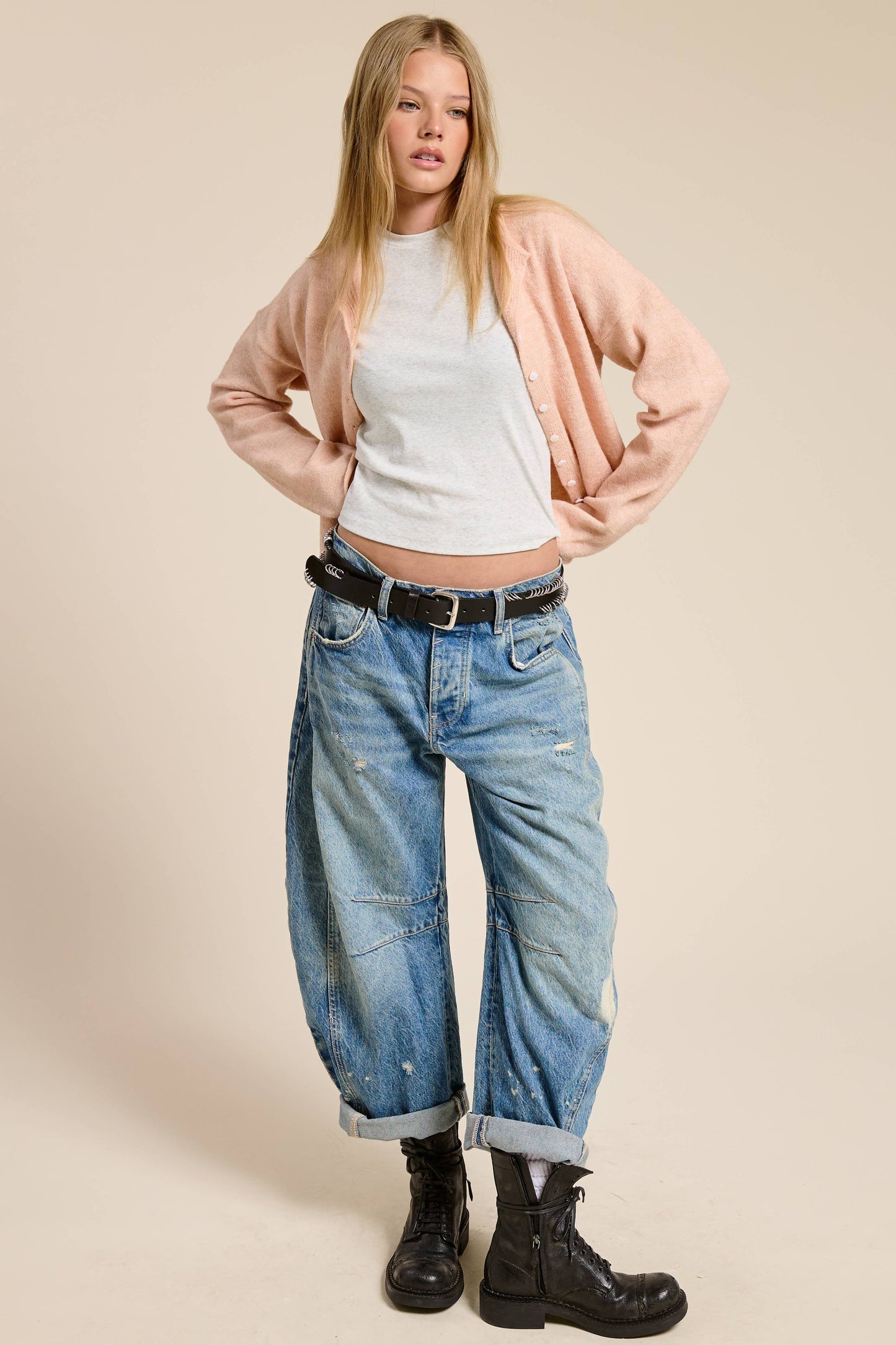 Essential Button Down Cardigan Top
