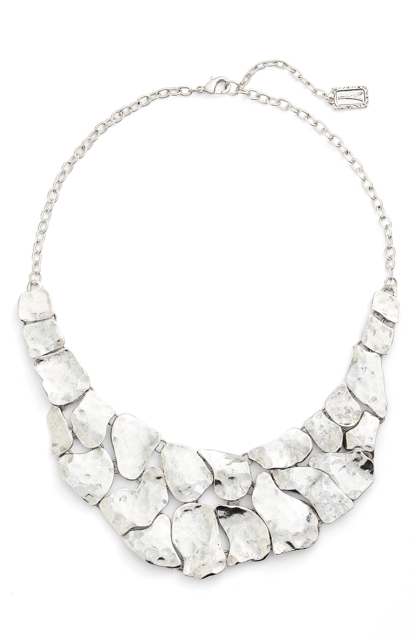 Cobblestone Statement Necklace - Bold Chunky Textured Design