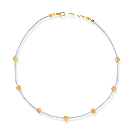 ON TREND | MIYUKI GOLD DISC NECKLACE