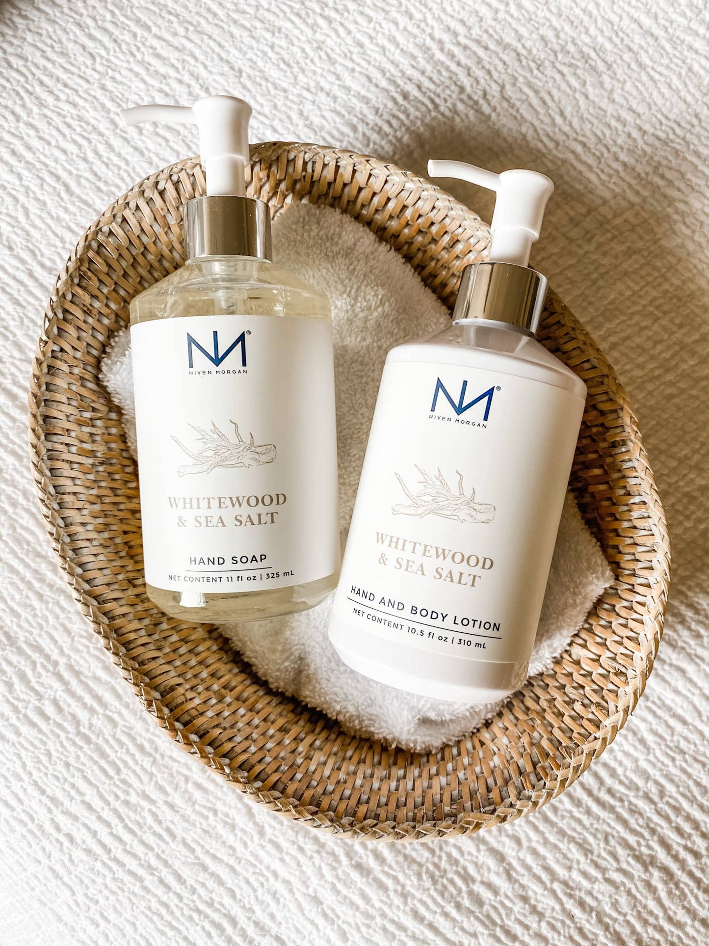 Niven Morgam Soap and Lotion Set | Whitewood & Sea Salt
