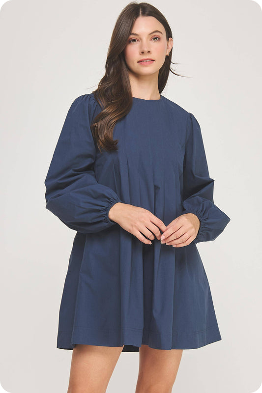 Pintuck Dress