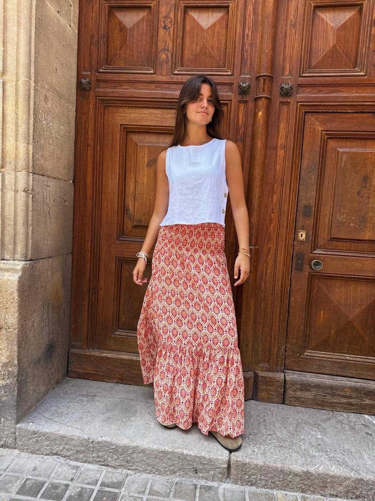Mica Garnet Skirt