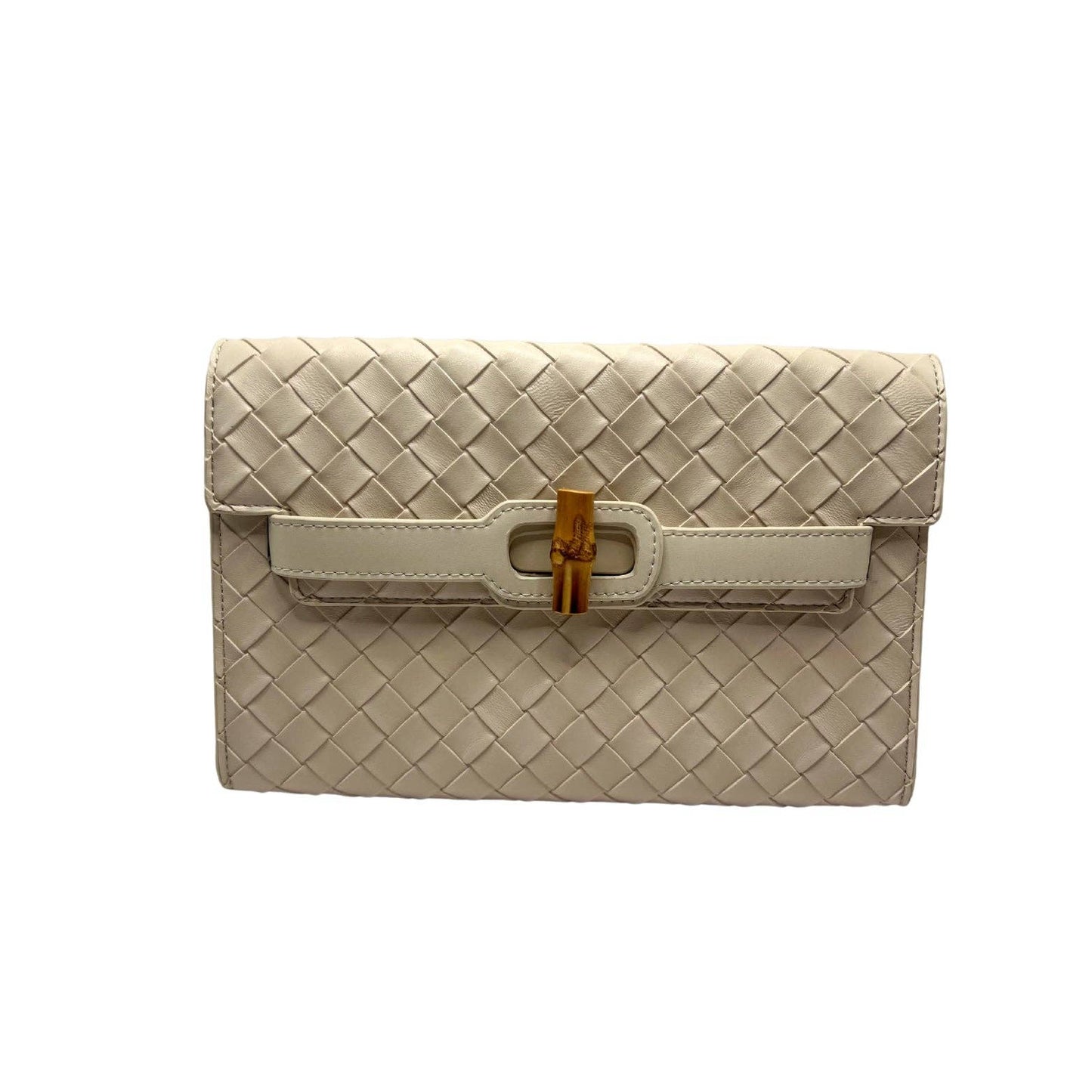 Broad Clutch | Cream
