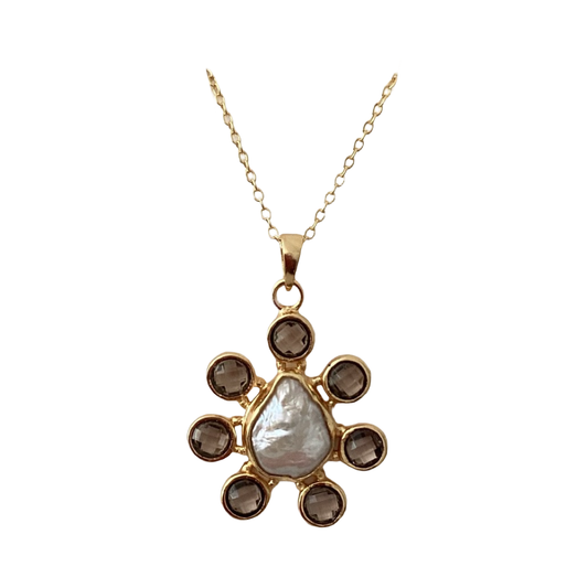 Contessa Necklace | Smokey Quartz