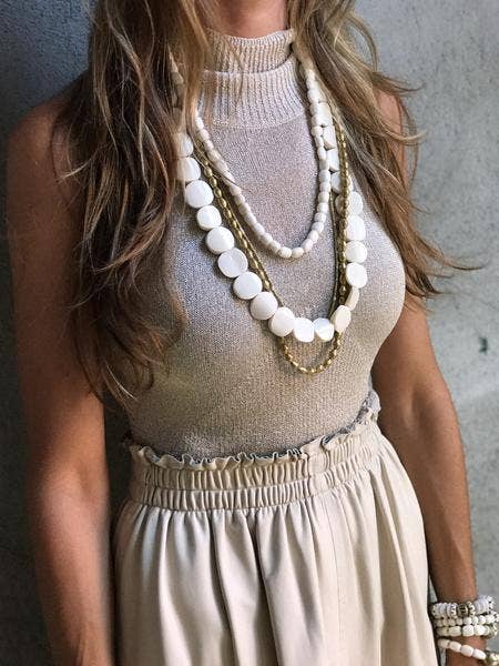 Ivory Necklace Set