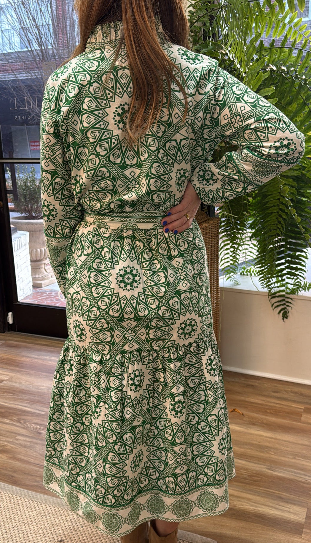 Evergreen Midi Dress