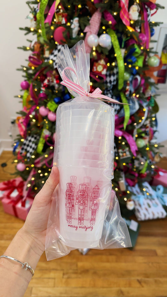 Nutcracker Season Mahjong Cups