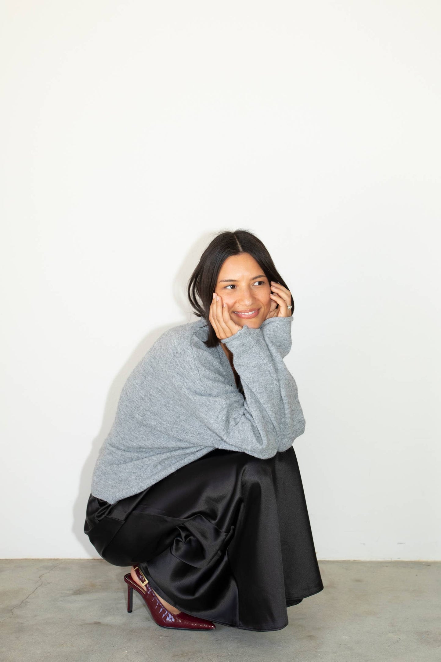 Heather Grey Piper Cardigan