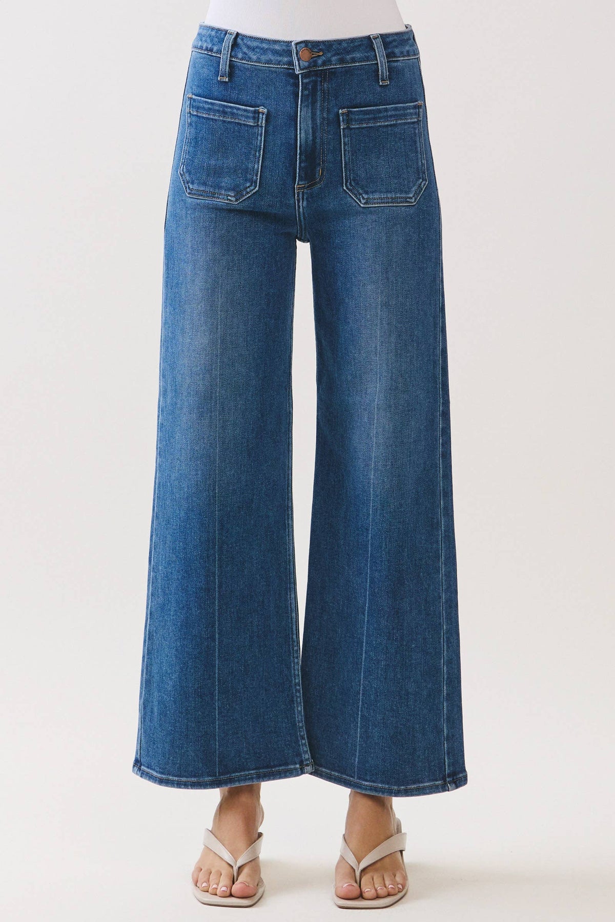 Patch Pocket Pant | Medium Denim