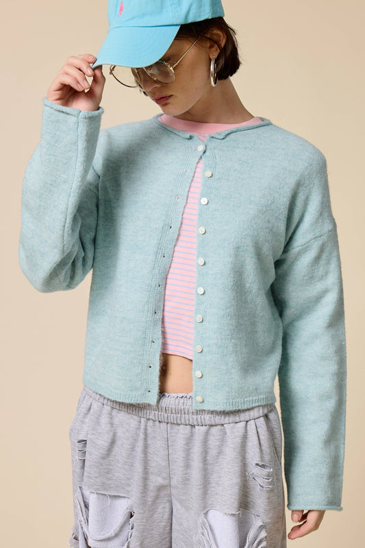 Piper Cardigan | Seafoam