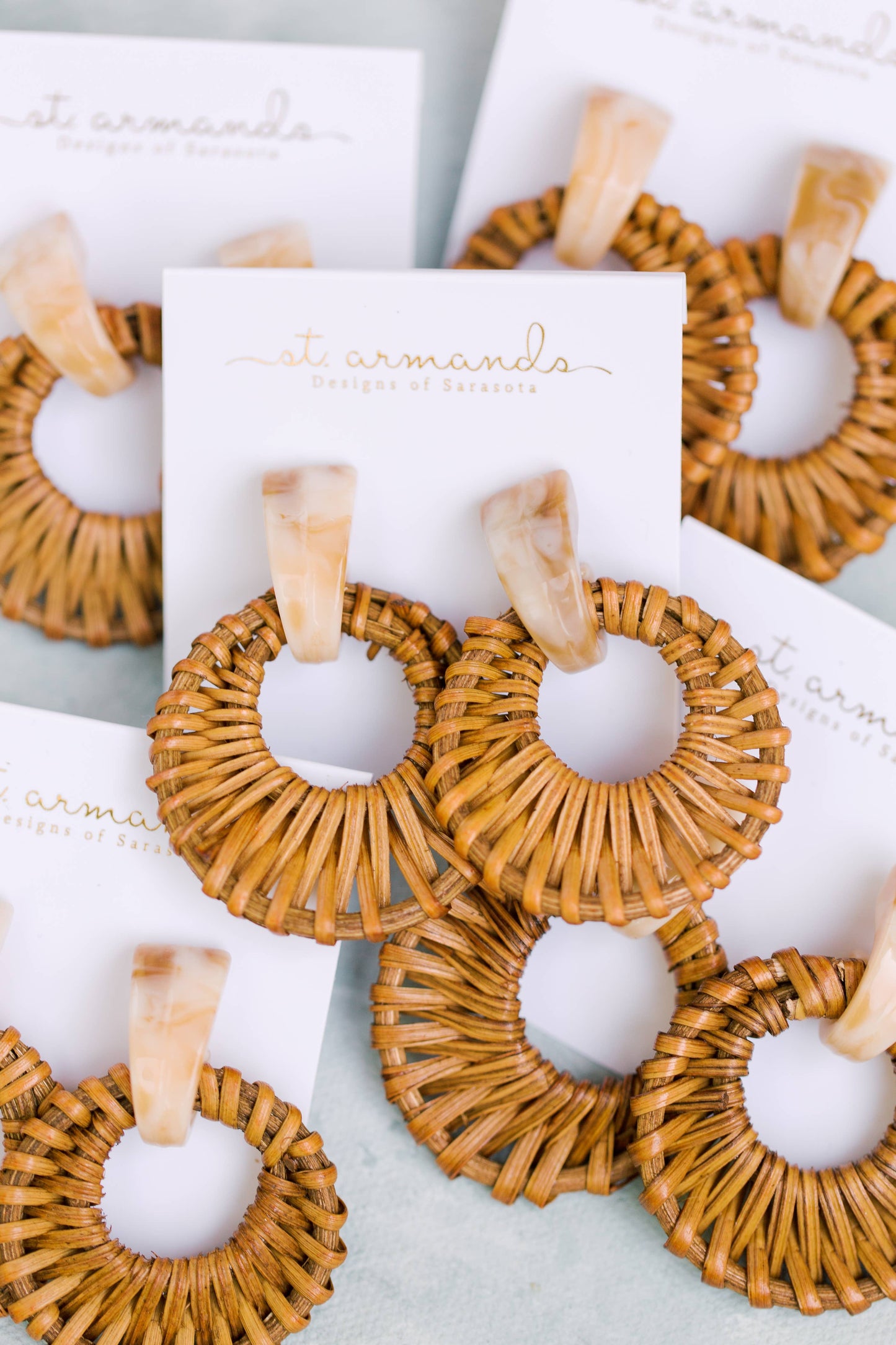 Bali Button Earrings