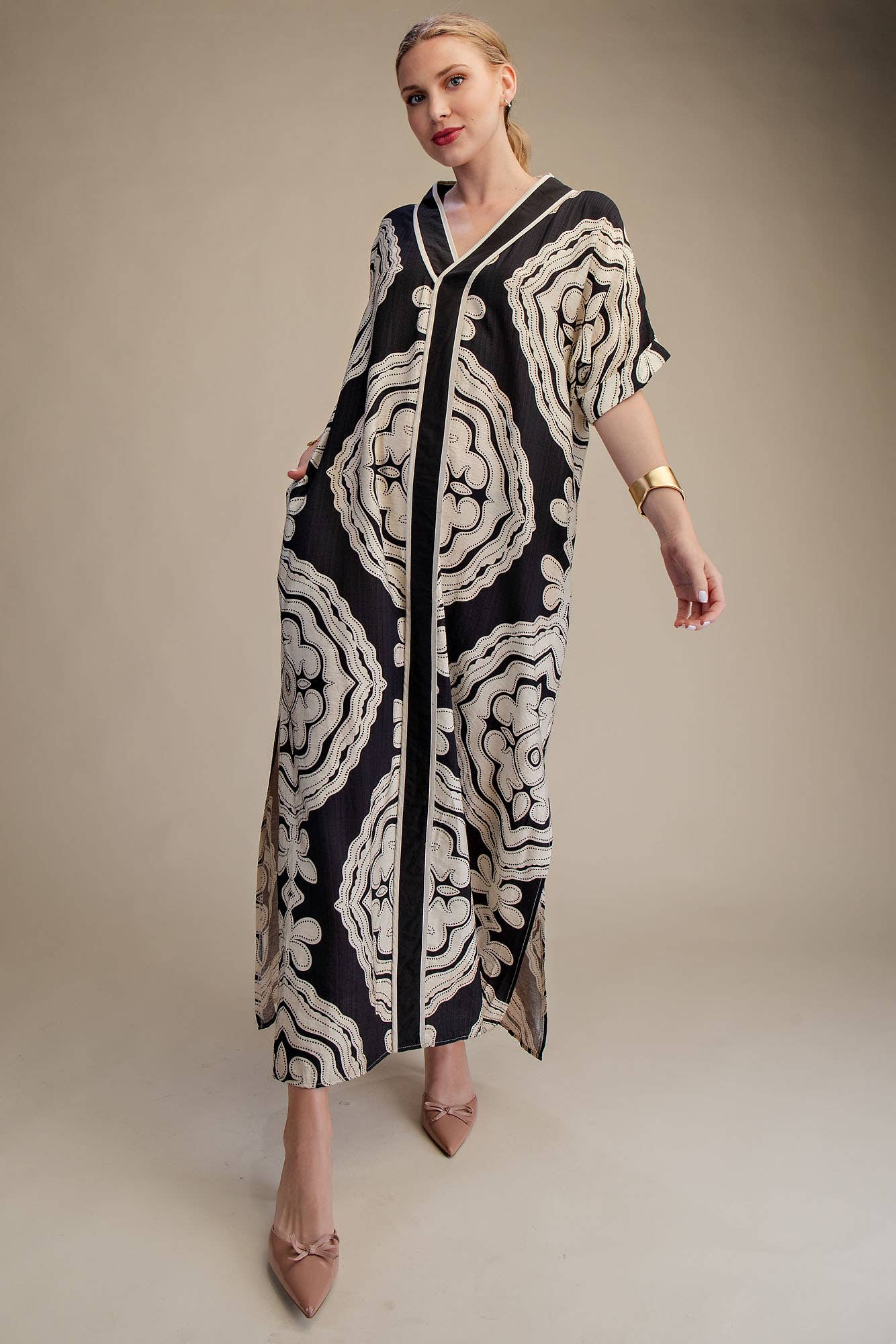 Calypso Maxi Dress | Black