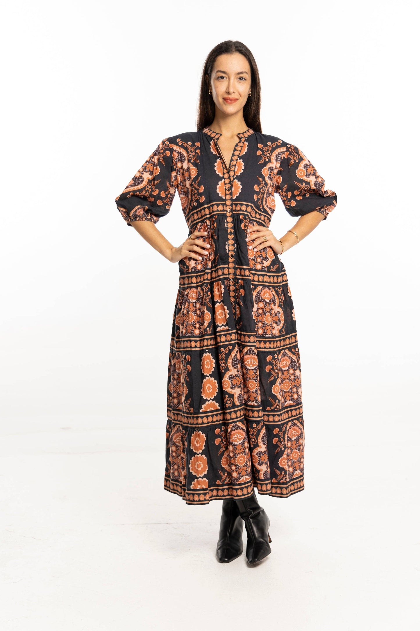 Milena Dress. Desert Sand
