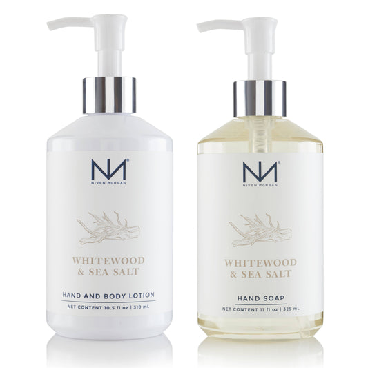 Niven Morgam Soap and Lotion Set | Whitewood & Sea Salt