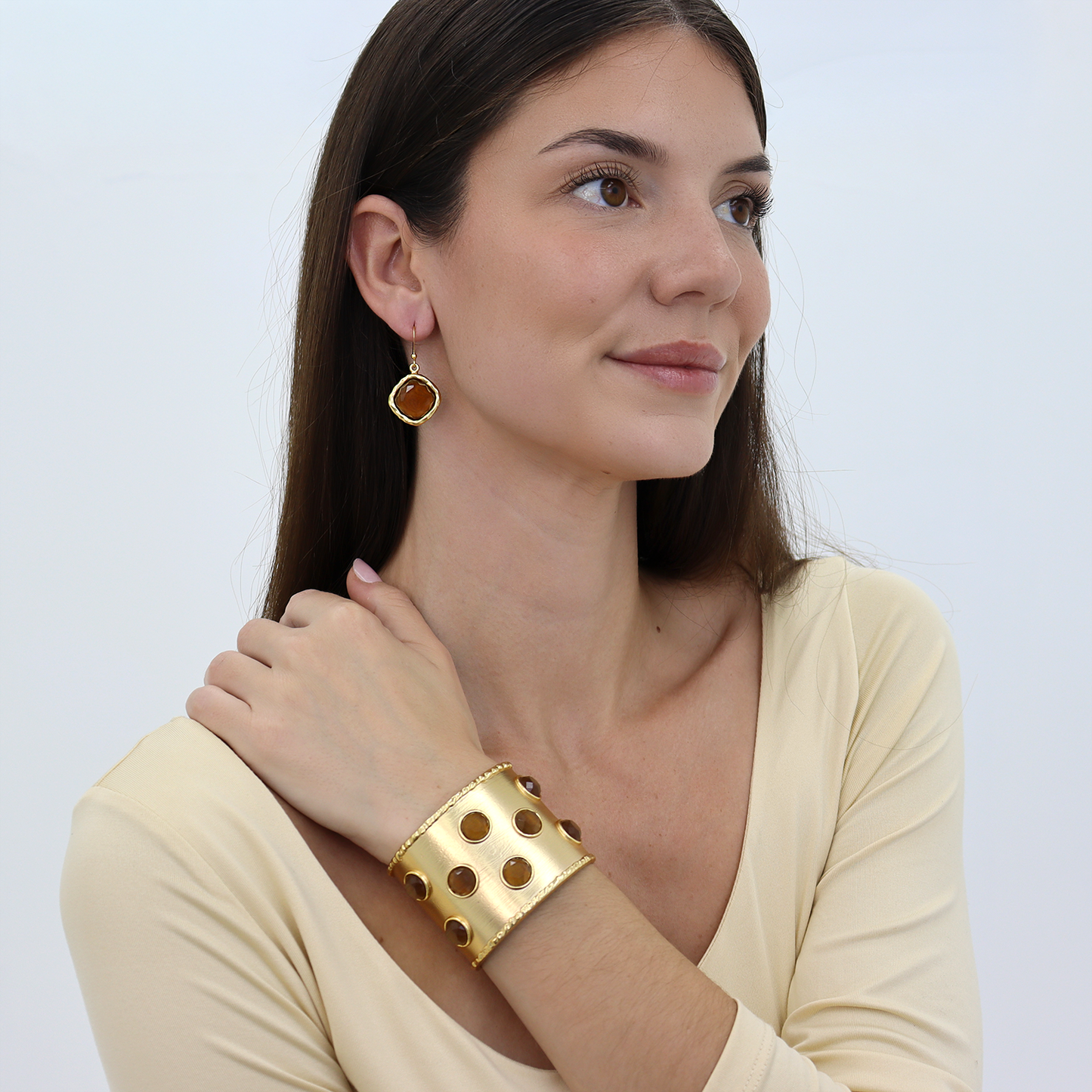 Mocha Stones Cuff