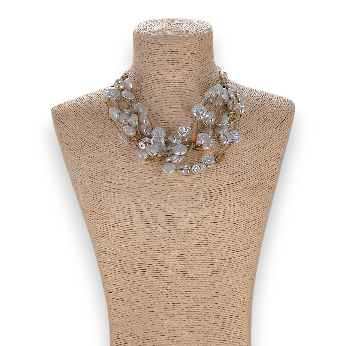 Coastal Coin Pearl Necklace