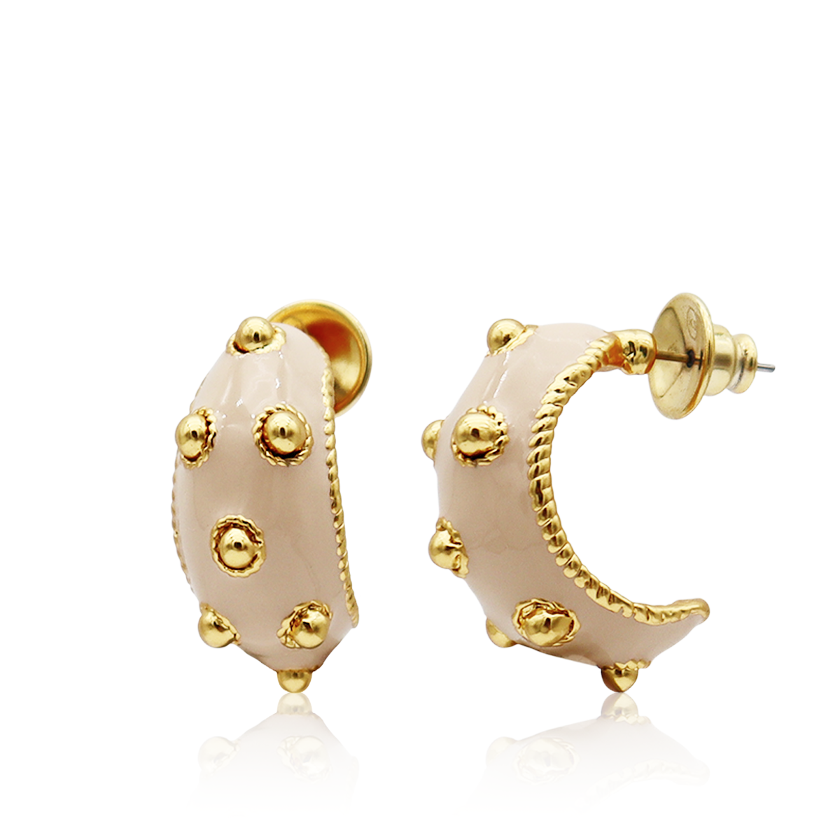 Dots Hoop Earrings