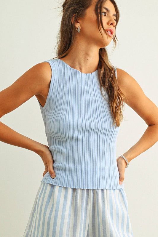 Skye Ribbed Top | Color Options