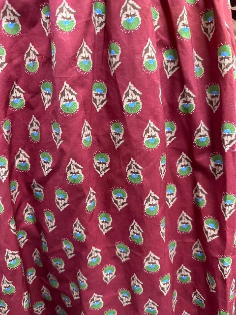 Rust Medallion Midi Dress