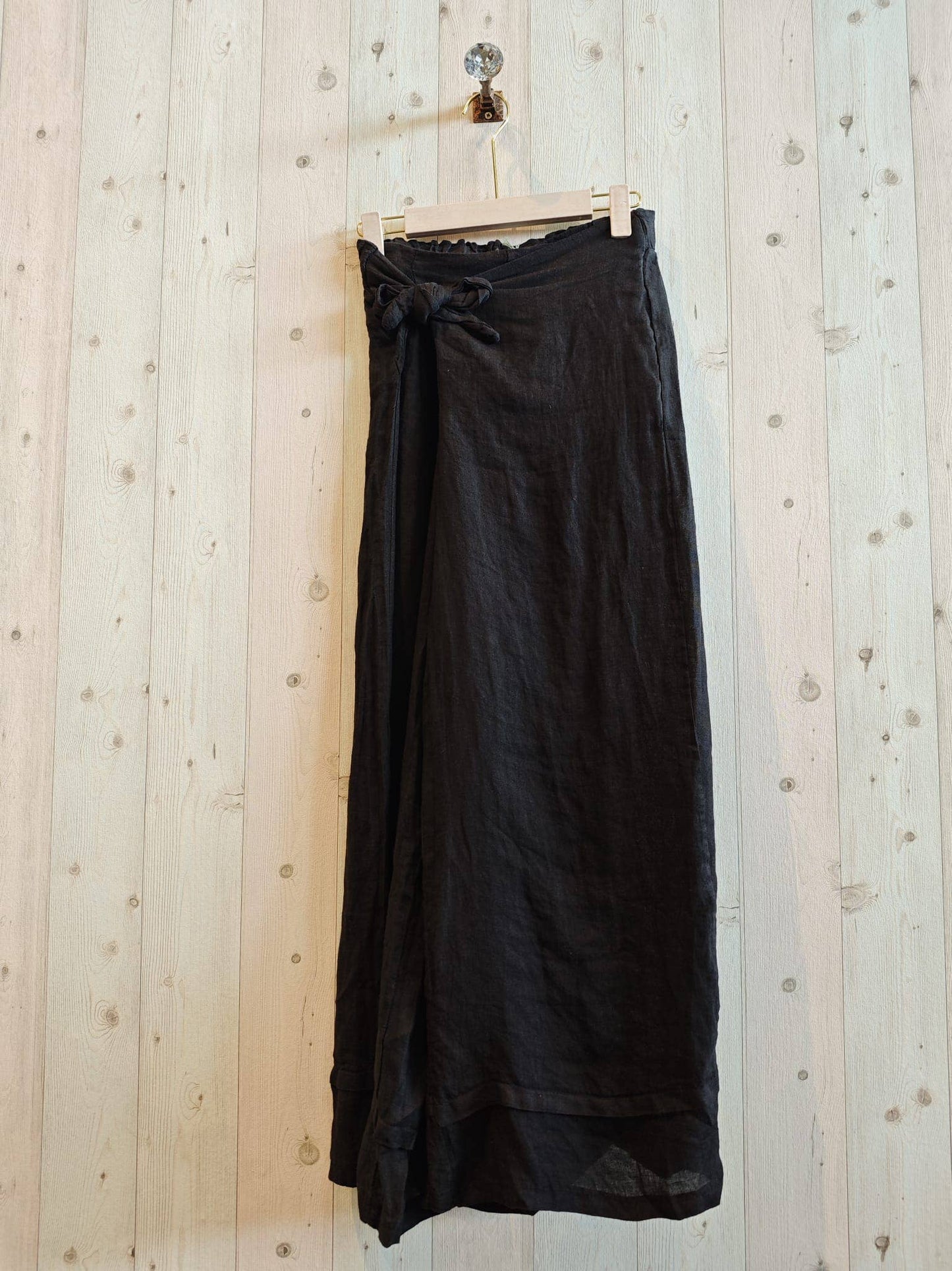 REF 30188 TROUSERS WITH LINEN TIE 100%