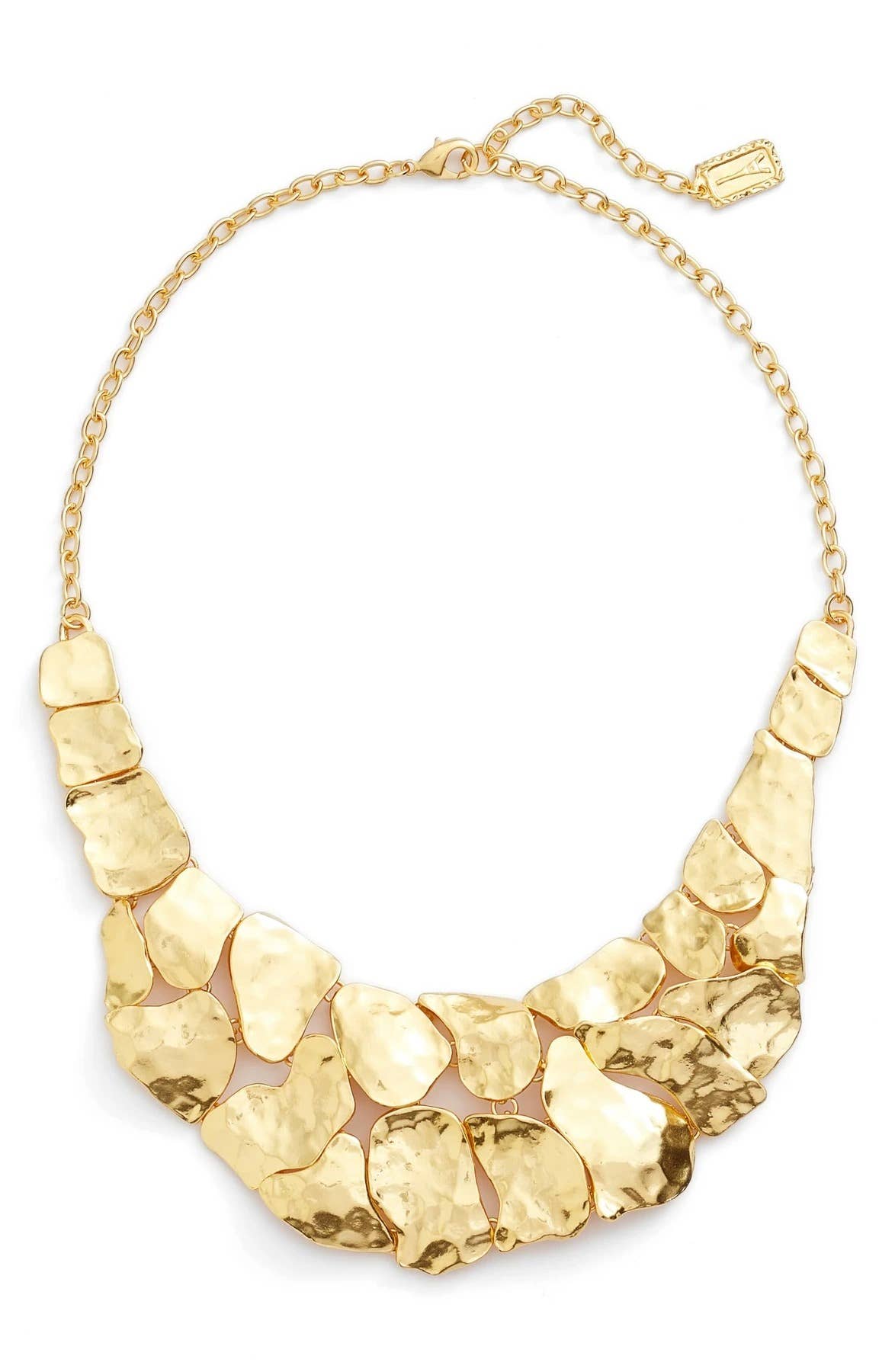 Cobblestone Statement Necklace - Bold Chunky Textured Design