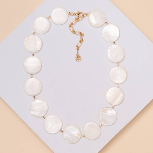 Maggie Disk Necklace