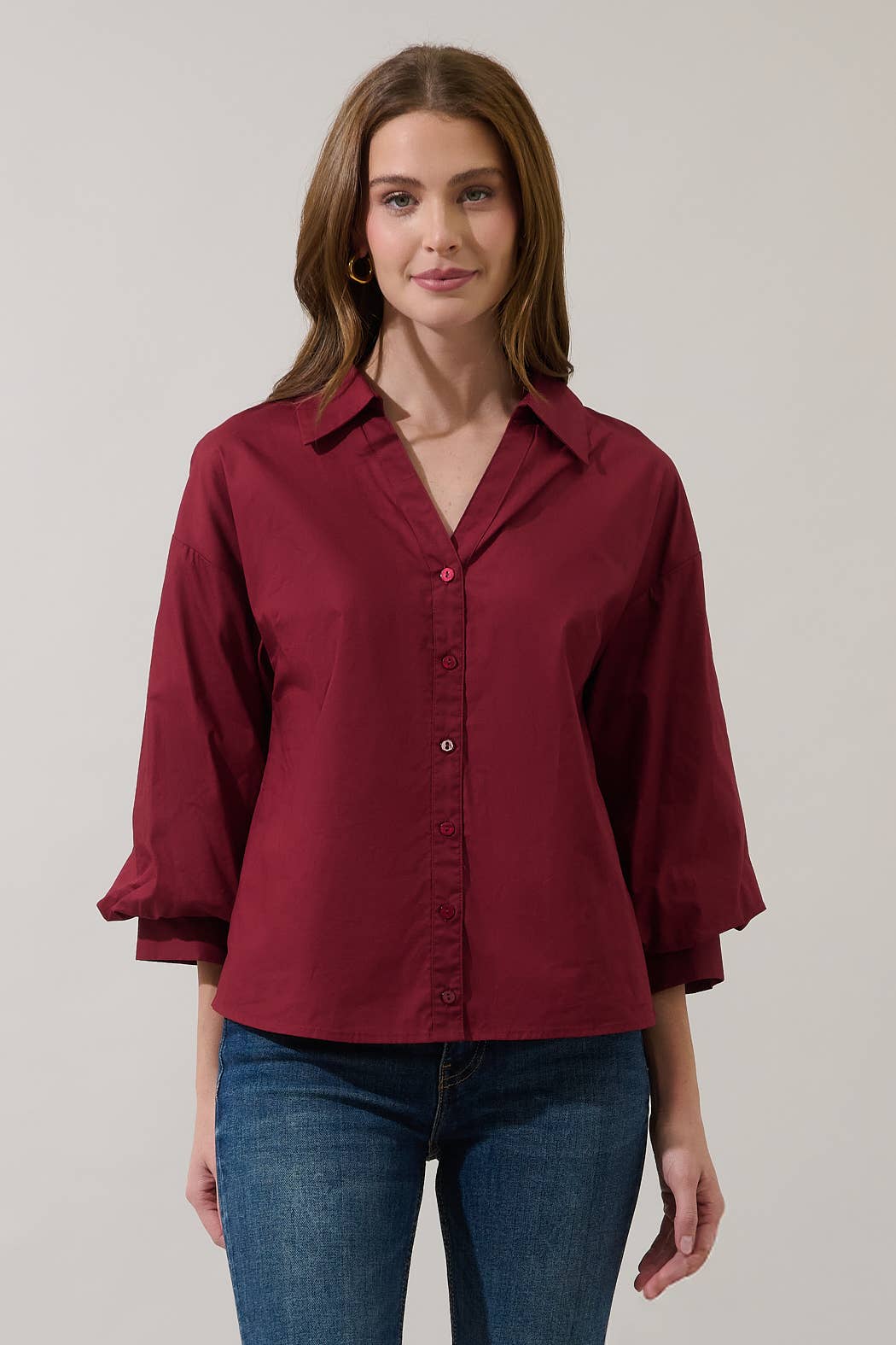 Chalet Button Down Top