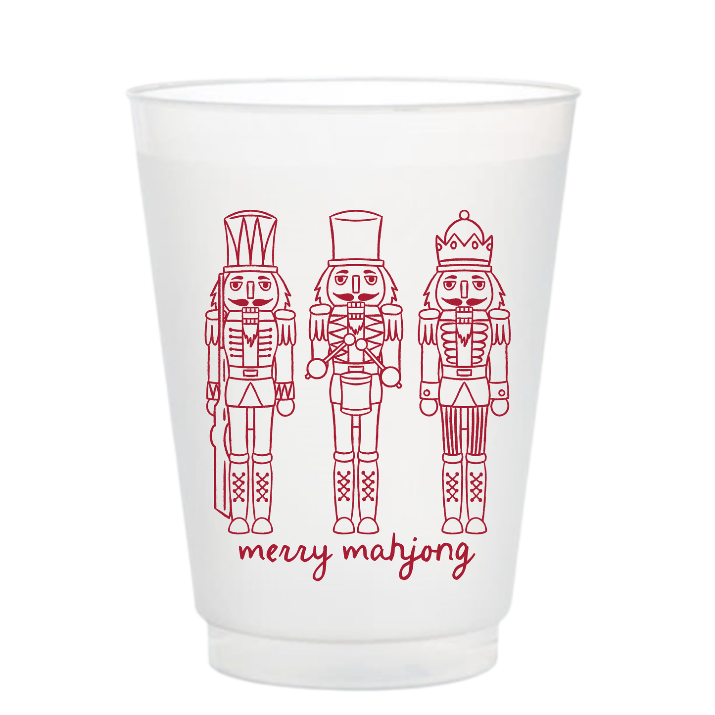 Nutcracker Season Mahjong Cups