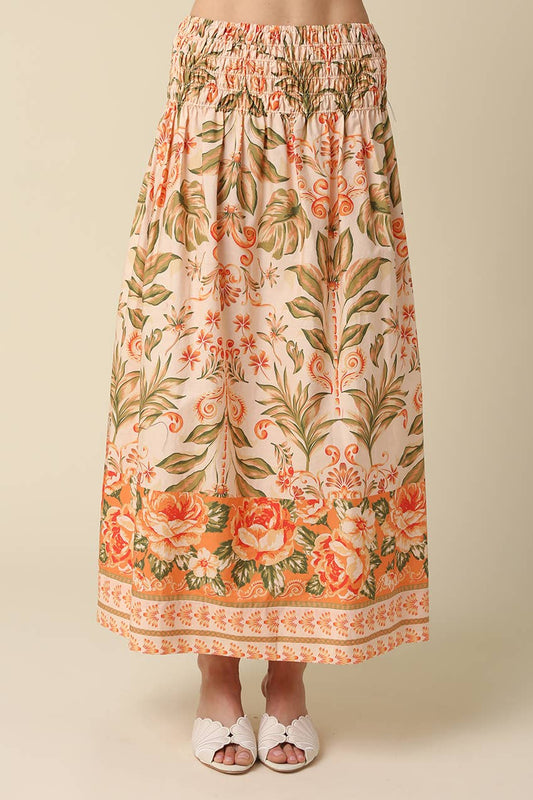 Talia Floral Maxi Skirt