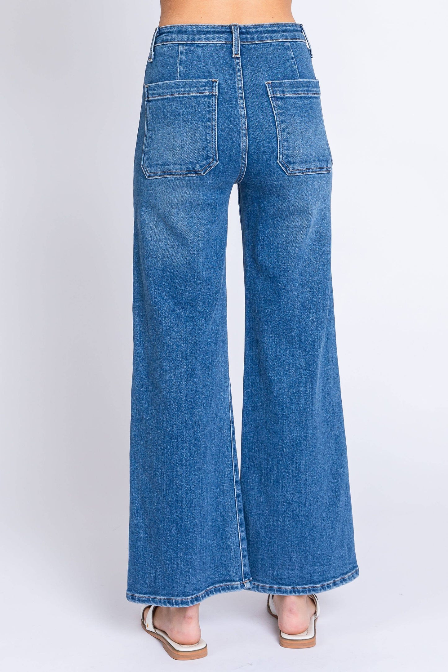 Patch Pocket Pant | Medium Denim