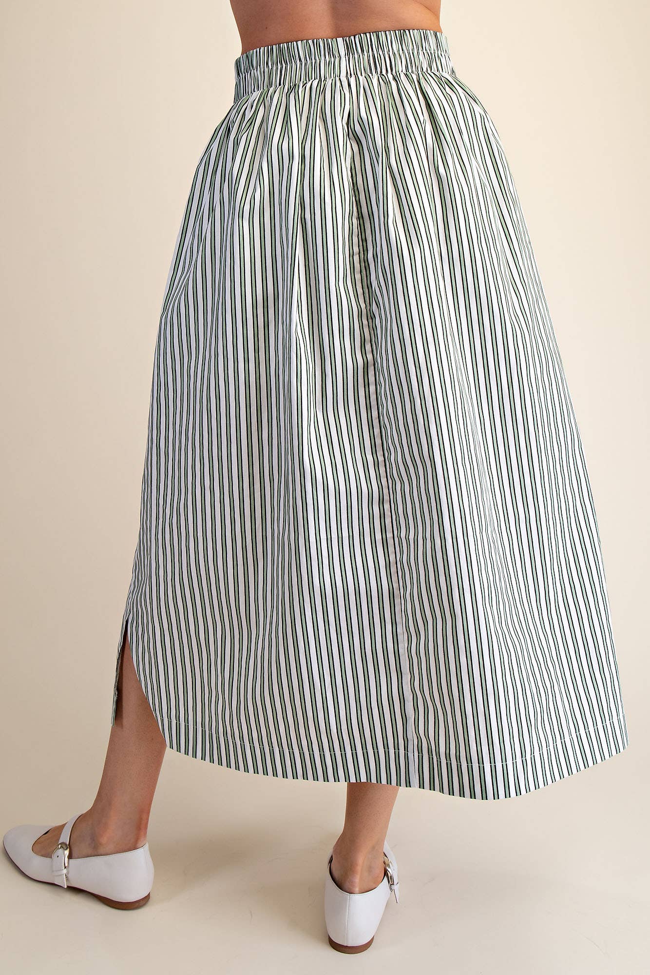 Stripe Maxi Skirt