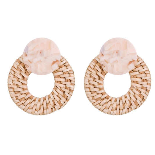 Blonde Bali Earrings