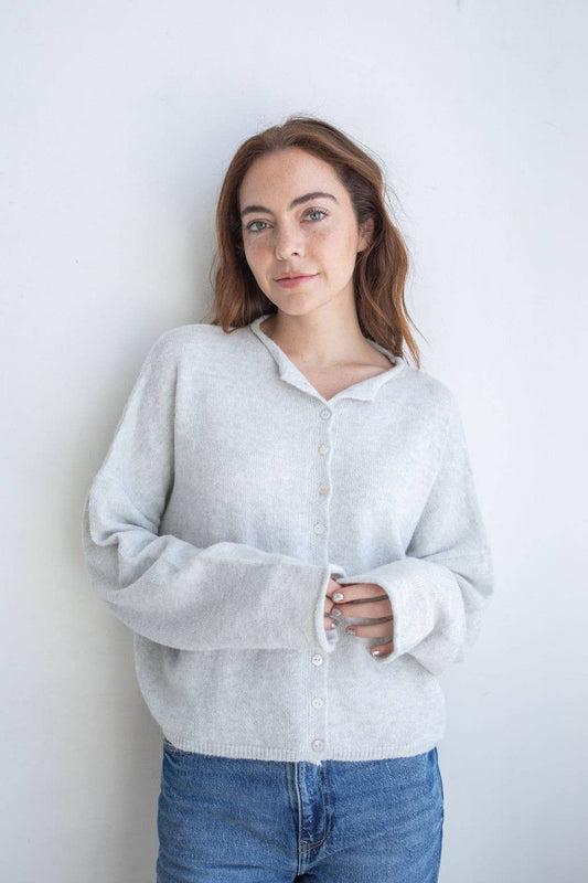 Piper Cardigan | Light Gray