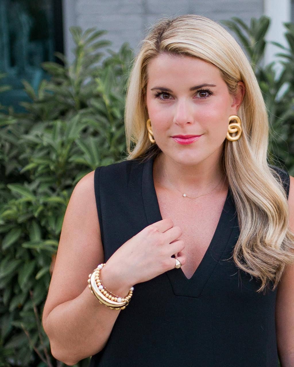 Spencer Earring - Medium - Brushed Gold - 18k Gold Plated - WS