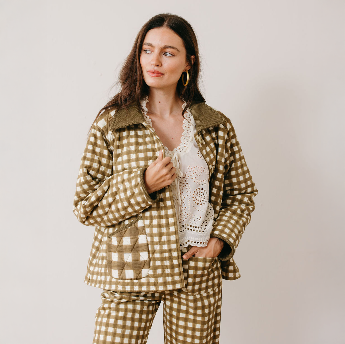 Gingham Jacket