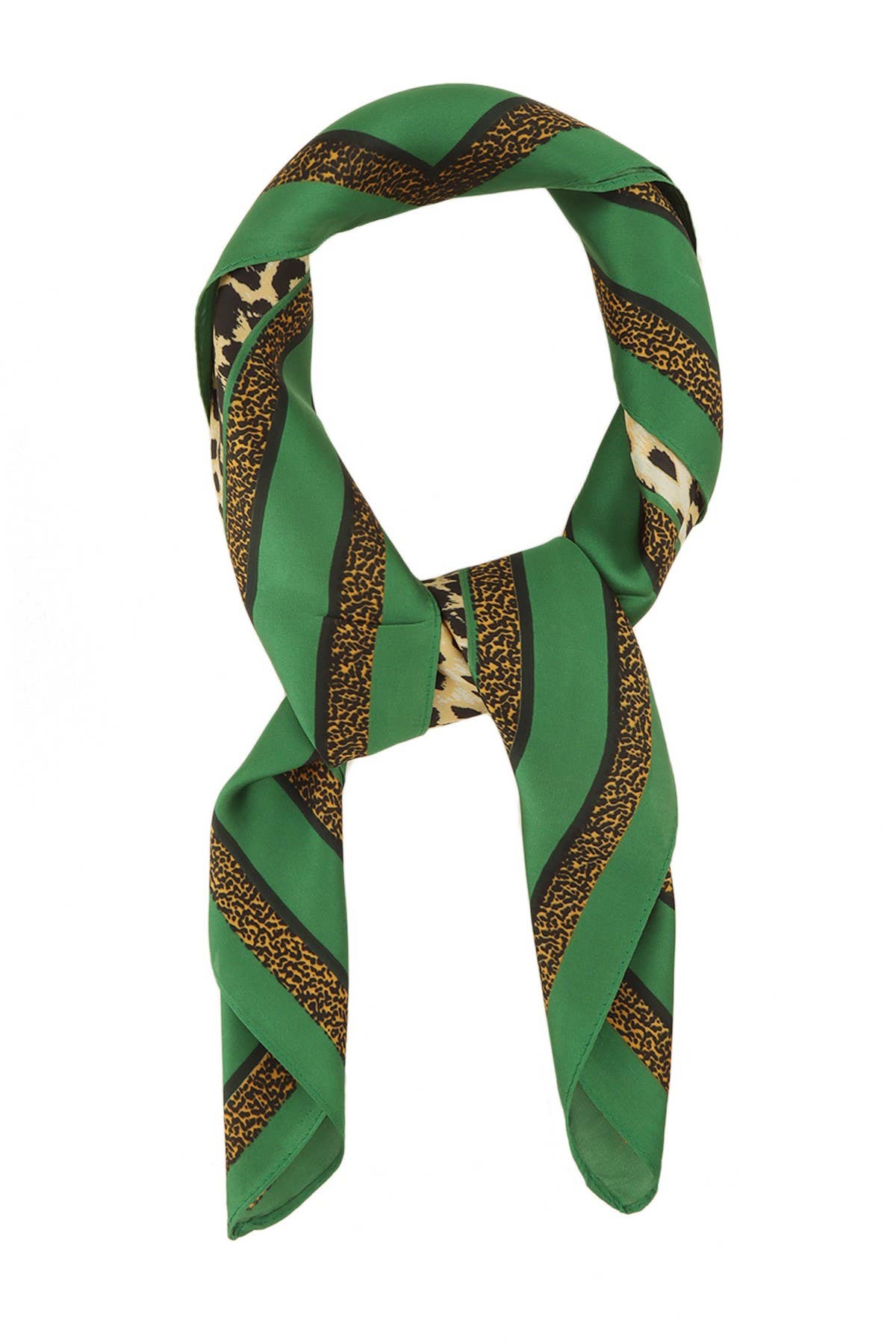 Emerald Leopard Scarf