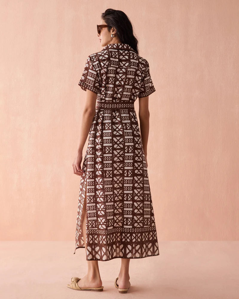 Cacao Shirtdress
