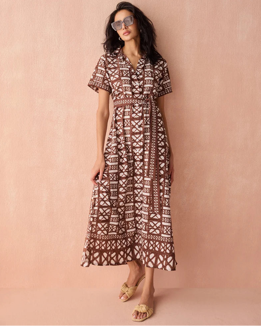 Cacao Shirtdress