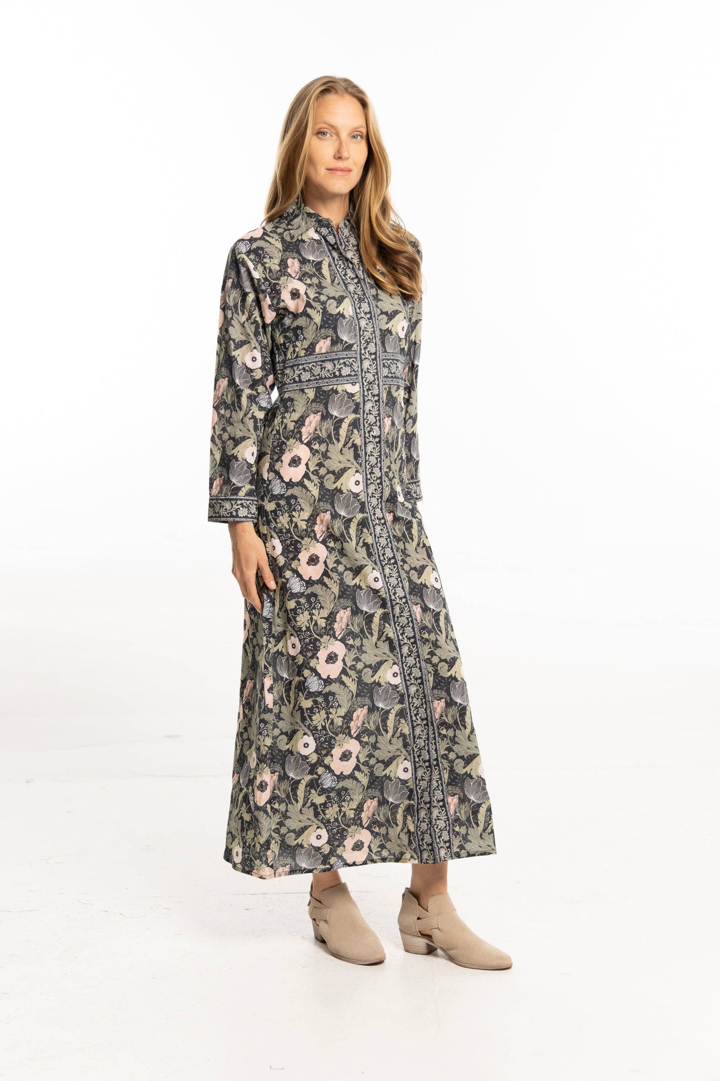Sophie Dress. Moss