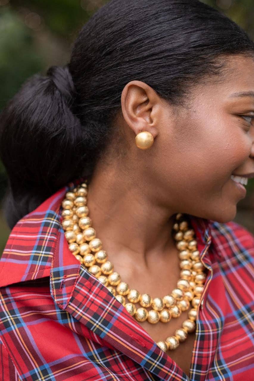 Ball Studs - 18k Gold Plated - WS