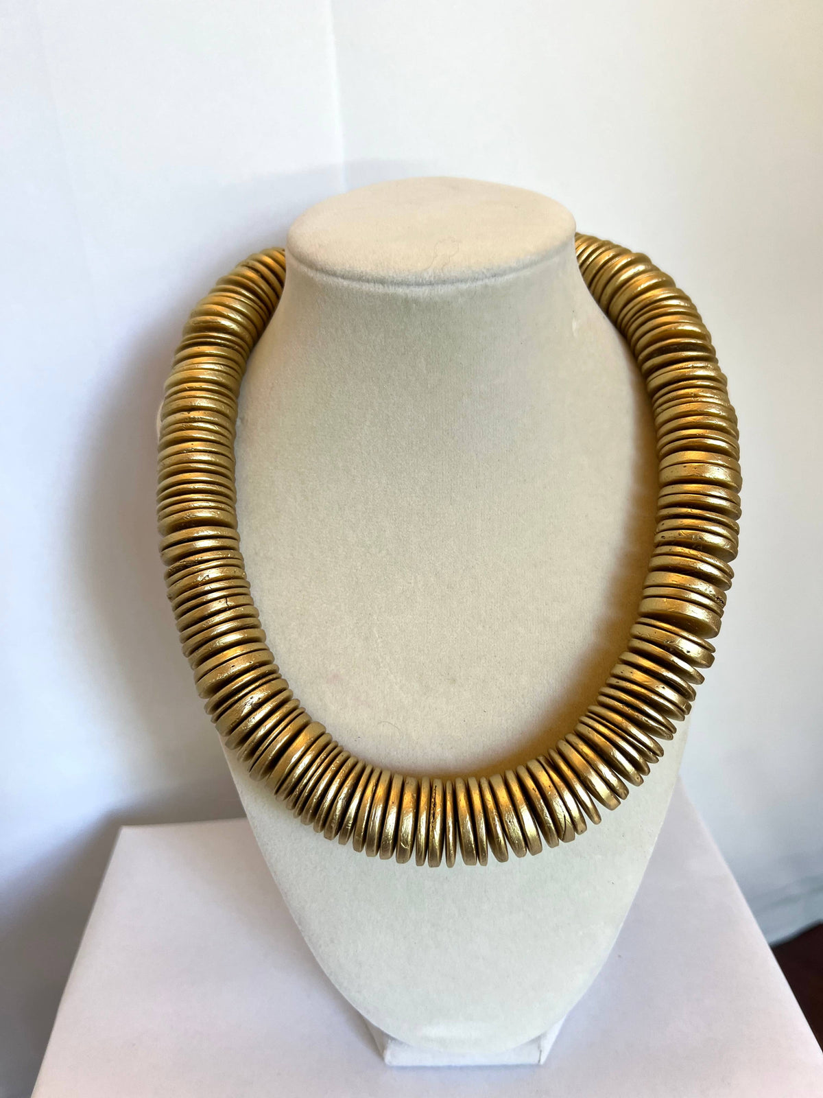 Gold Chunky Statement Necklace