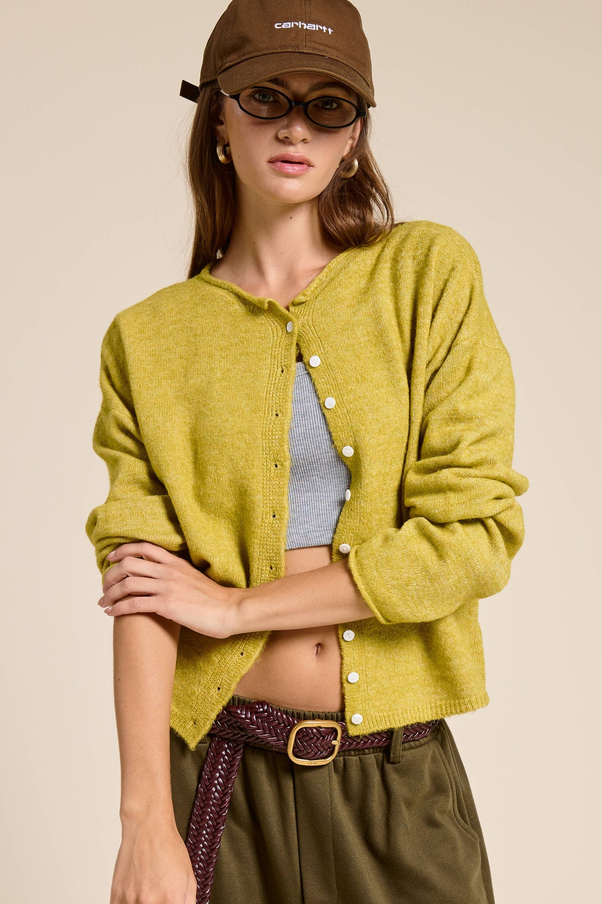 Piper Cardigan | Dijon