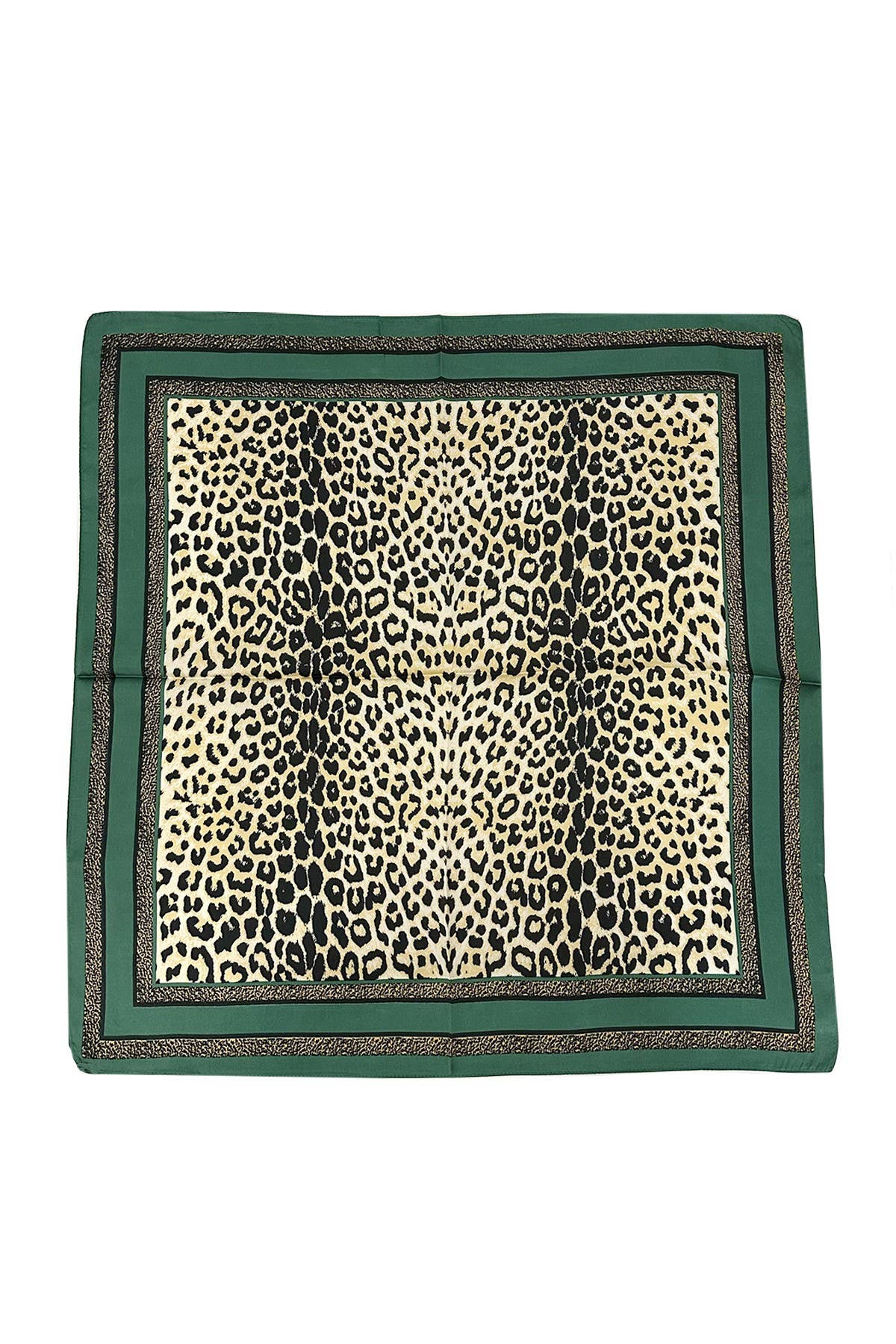 Emerald Leopard Scarf